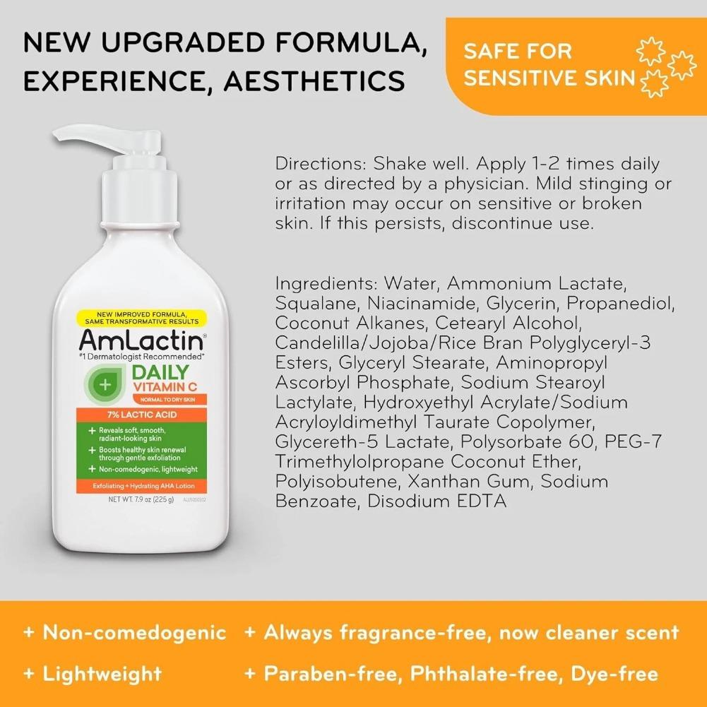Amlactin Body Lotions Rapid Re - Lactic Acid Toner review and price