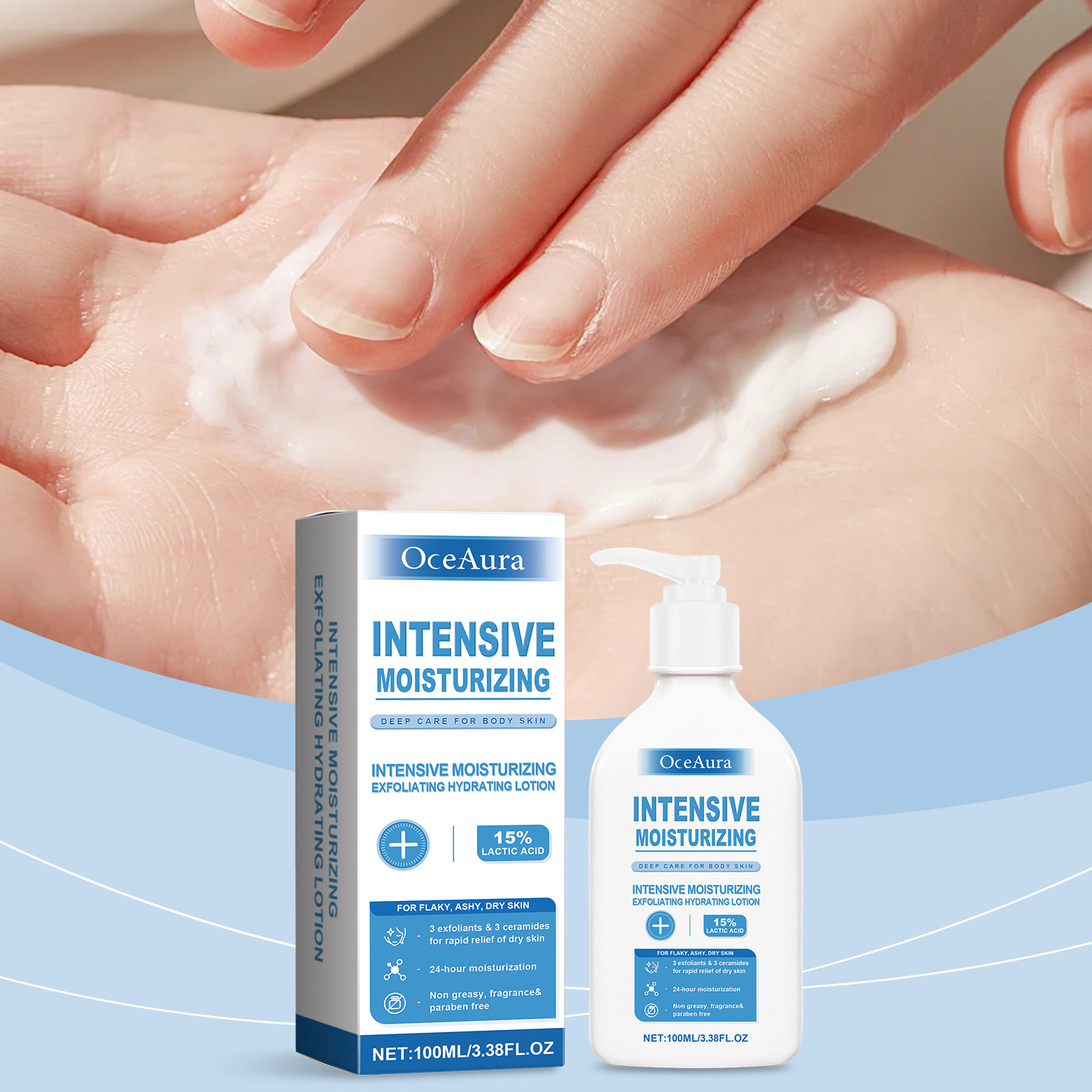 OceAura Intensive Healing Body - Lactic Acid Toner review and price