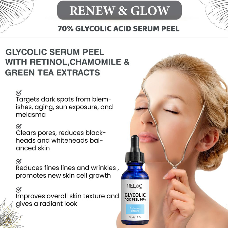 70% Glycolic Acid Serum Peel E - Lactic Acid Toner review and price