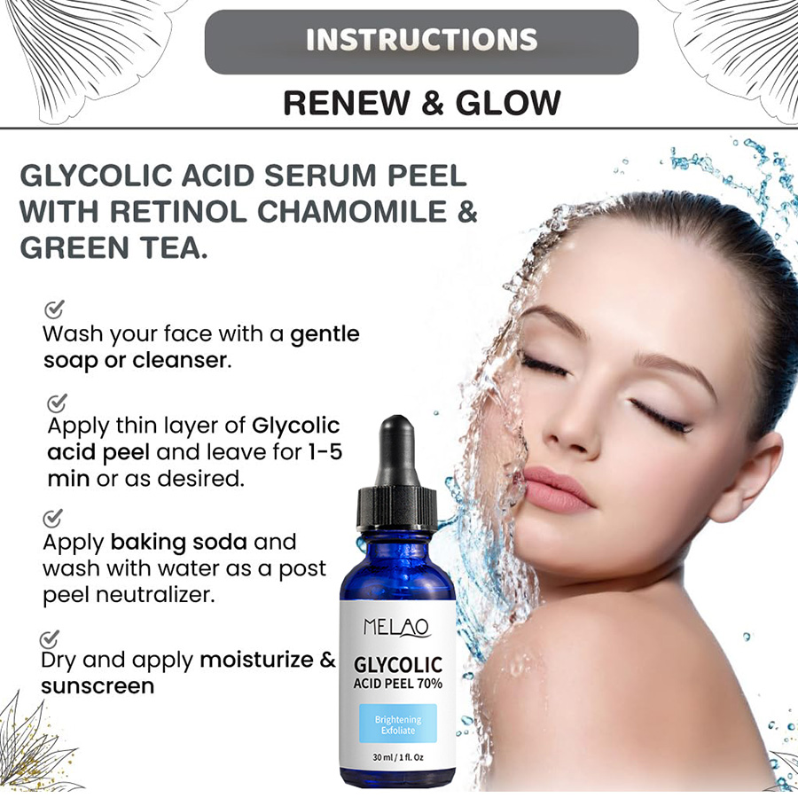 70% Glycolic Acid Serum Peel E - Lactic Acid Toner review and price